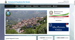 Desktop Screenshot of comune.casalvecchiosiculo.me.it