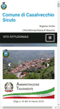 Mobile Screenshot of comune.casalvecchiosiculo.me.it